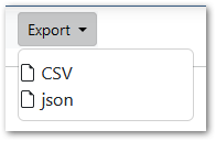 Export Options