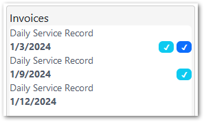 Invoice List Approvals