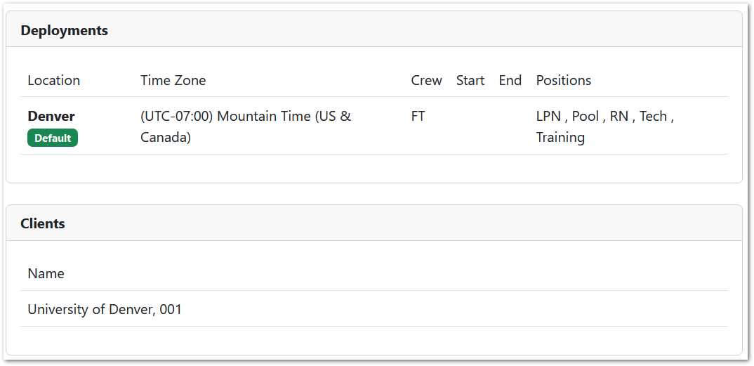 Profile - Attributes