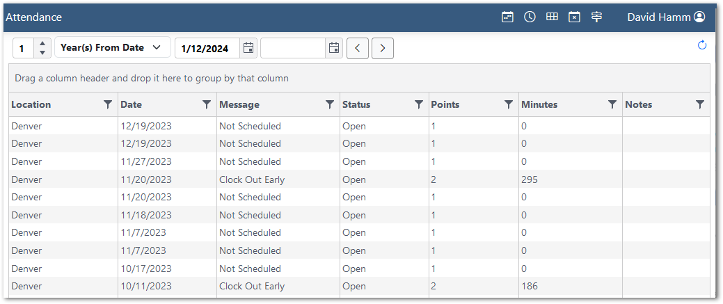 Attendance Issue