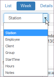 Shift Sort Criteria