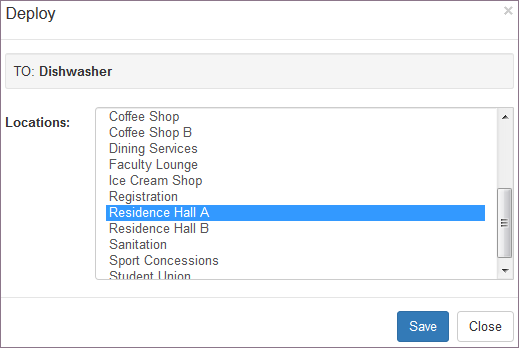 Add Station Deployment to a Location