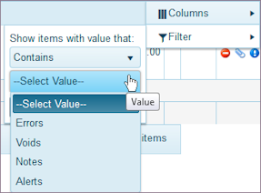 Status Filter Values